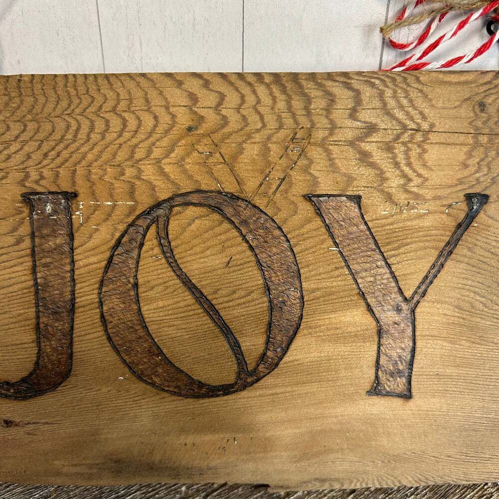 Christmas Holiday Art Wood Art Boho Home Decor NEW Gift Idea Artist Made Gift - Picture 4 of 6